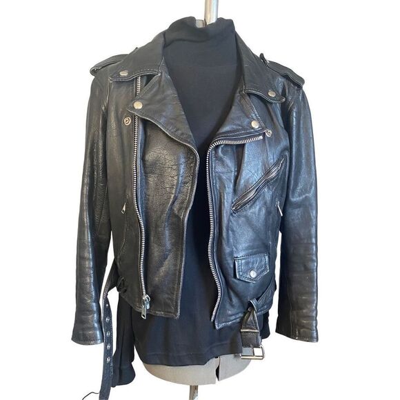 Maryland Leather motorcycle jacket Size 38 - Picture 3 of 16